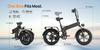 URLIFE-T5 Adult Electric Bike, 48V 750W Rated Motor, 13Ah Removable Battery, 20×4.0" Fat Tire Folding E-Bike for Commuting & All-Terrain