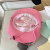 Women Quick Dry Bucket Hat Sun Protection Wide Brim Foldable Outdoor Hiking Camping Panama Cap with Bow Embroidery
