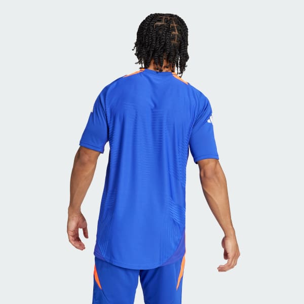 Adidas TIRO 24 PRO TRAINING JERSEY Soccer Jersey Men's Clear Blue/Application Sun Red JE1958