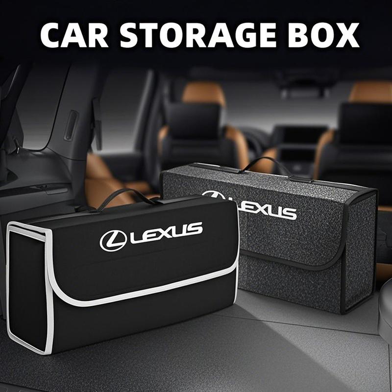 2026 Hot Interior Stickers High-Capacity Felt Cloth Car Trunk Storage Box Accessories For Lexus F SPORT ES RX NX LS UX LM LX GX