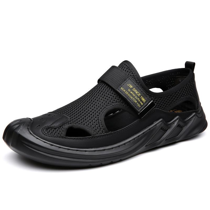 Men's Shoes Summer Breathable Mesh Shoes Outer Wear Sports Leisure Hole Shoes Men's Mesh Shoes Sports Sandals Men