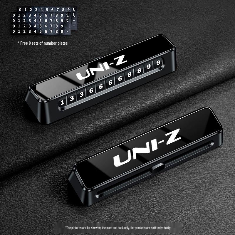 Changan Univ/Unik/Unit Car Temporary Parking Phone Number Card