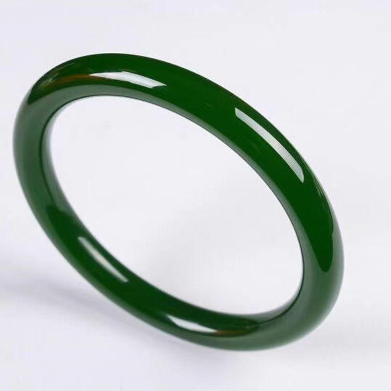 Natural Jade Bracelet Fashionable and Simple Women's Jade Bracelet