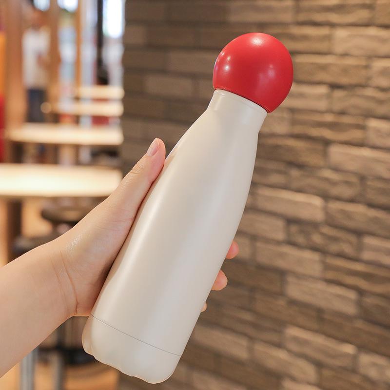 750ml Mattierte Edelstahl Sport-Thermosflasche mit schmaler Öffnung