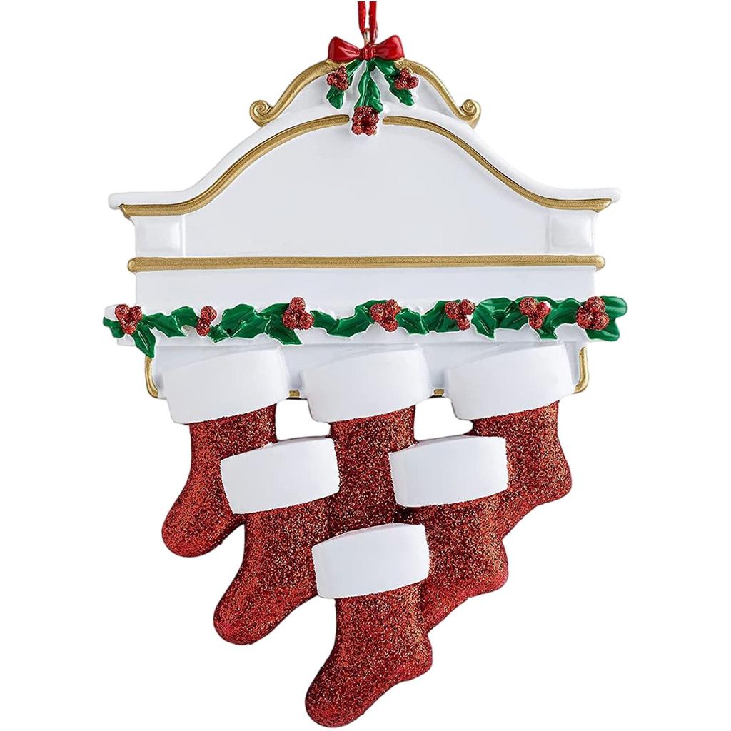 Christmas Ornaments Ornaments Red Socks Personalized Ornaments