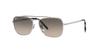 RB3636 Gray Gradient Size 58 Ray-Ban Sunglasses, Silver/Crystal Lenses,