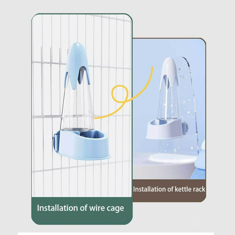 125ML Vogel Waterdispenser Ophangbaar Automatische Vogel Drinkfontein Spatwaterdicht Transparante Zichtbaarheid Papegaai Waterfles Vogel