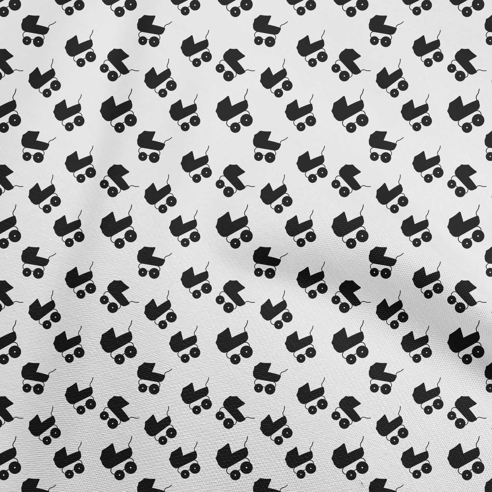 

OneOone Cotton Flex Brown Fabric Дитяча колиска Шиття Ремісничі проекти Друк на тканині 40 дюймів 42 Inch Wide - Viscose Chiffon білий