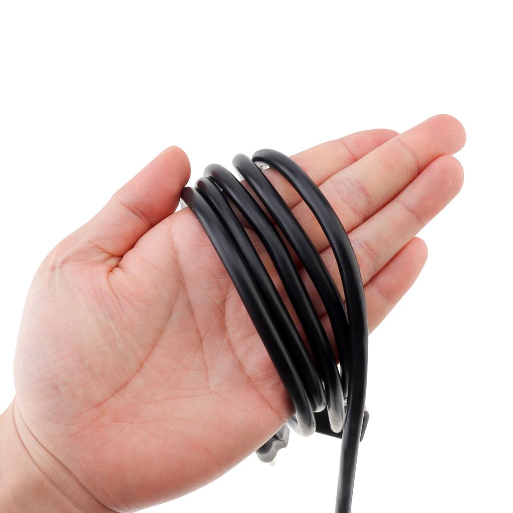 5.1M 16FT Transparent SPT-2 18AWG Cablu de lampă de schimb Cablu de alimentare certificat Comutator cu buton Mufă SUA Cablu prelungitor, Diverse tipuri de cabluri