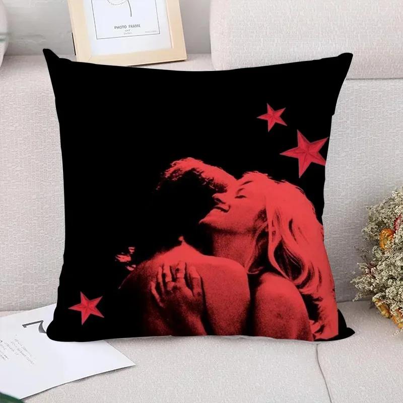 TV Girl Decorative Pillow Covers for Sofa Pillowcase Decor  Car Decoration Cushion Cover X Pilow Cases Pillows