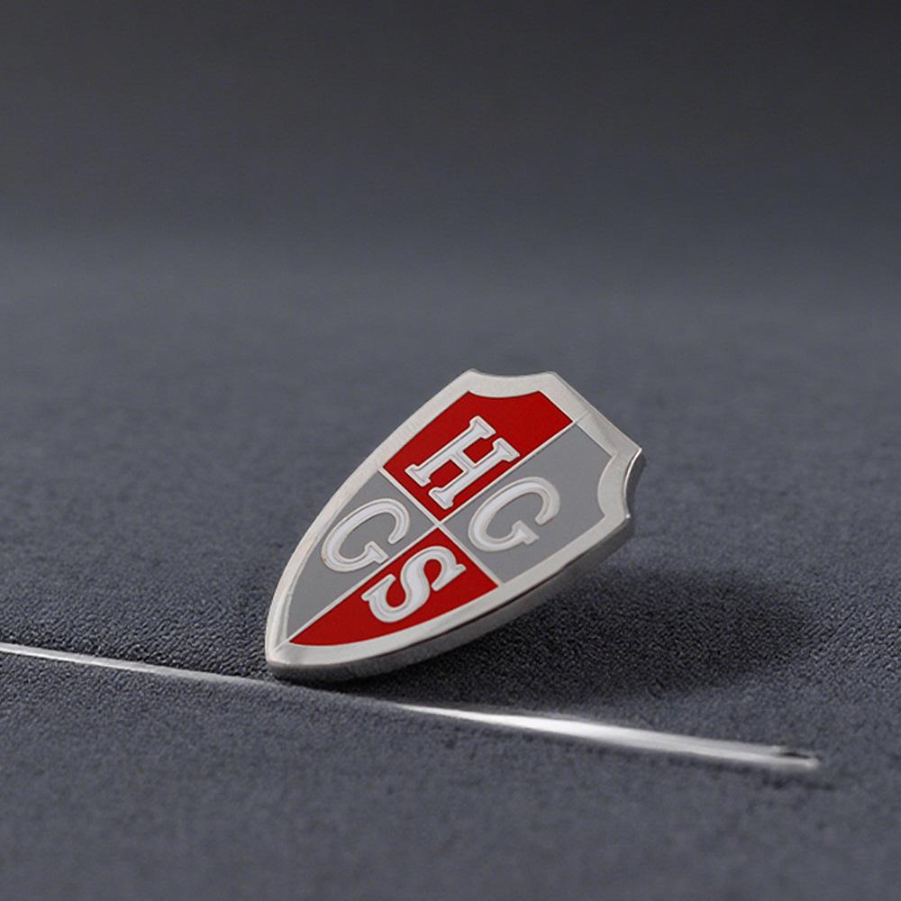 Harvey Green Girls' Grammar School Heartbeat Love Campus Story Badge Brooch