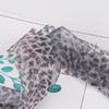 1 Pair Leopard Print Sheer Gauze Shoe Laces for Women Casual Shoes Sneakers 4CM Width Decorative Shoelaces Shoestrings