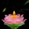 2 Stück/Los Chinesische Retro LED 110V~220V Lotuslampe Haushalt Gebetshalle elektrische Kerze Feng Shui Dekoration Heimdeko