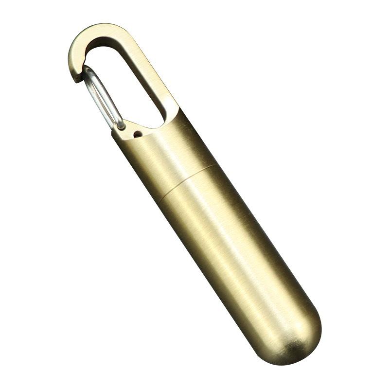 Compact Stainless Steel Waterproof Pill Box with Moisture-Proof Compartment