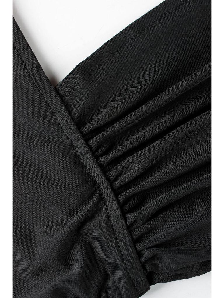 European-American Fashion: Sexy Hollow Irregular Slim Ribbon Hip-Hugging Short Dress