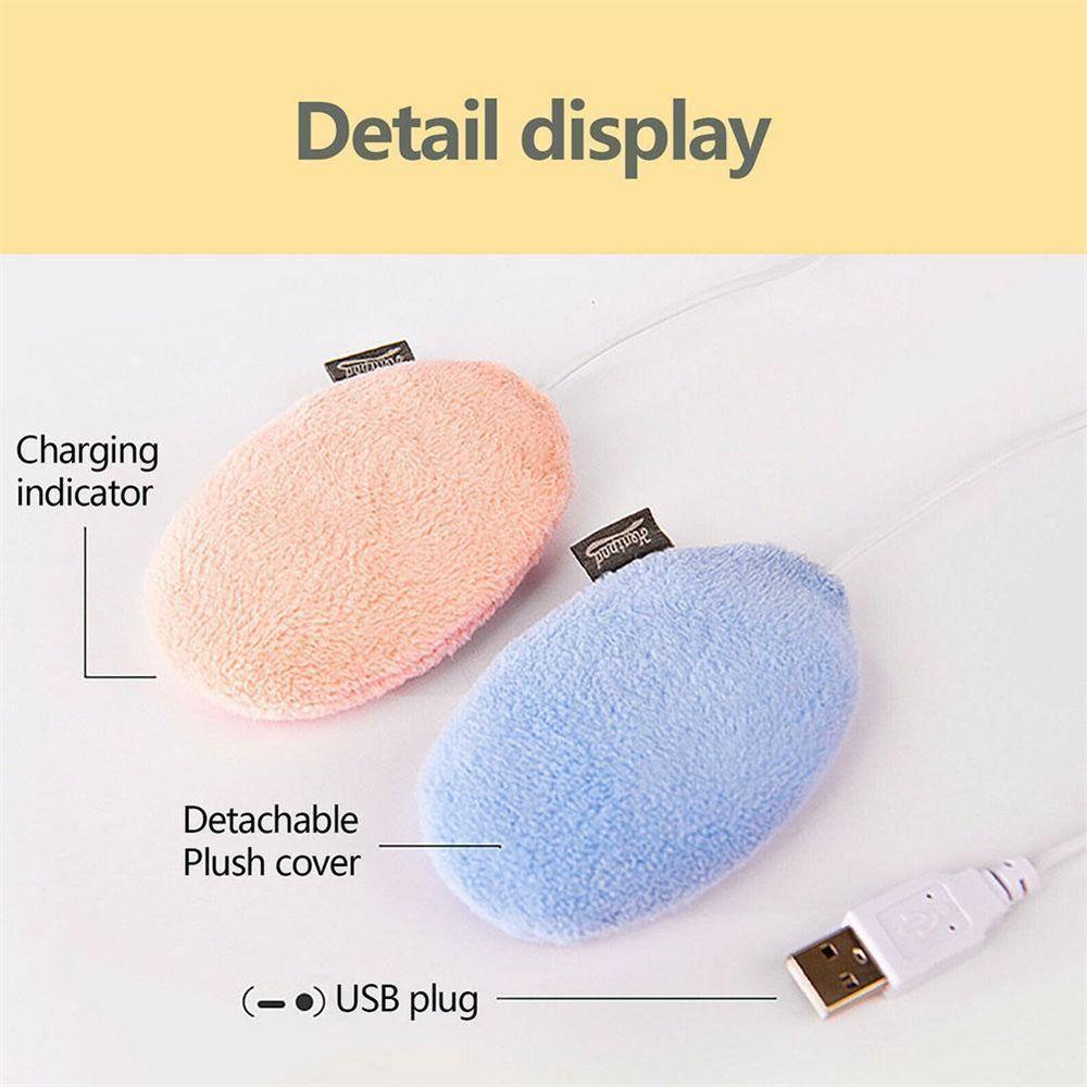 Fast Heating Portable Mini Plush Cover Hand Heating Stove USB Hand Warmer Warmers