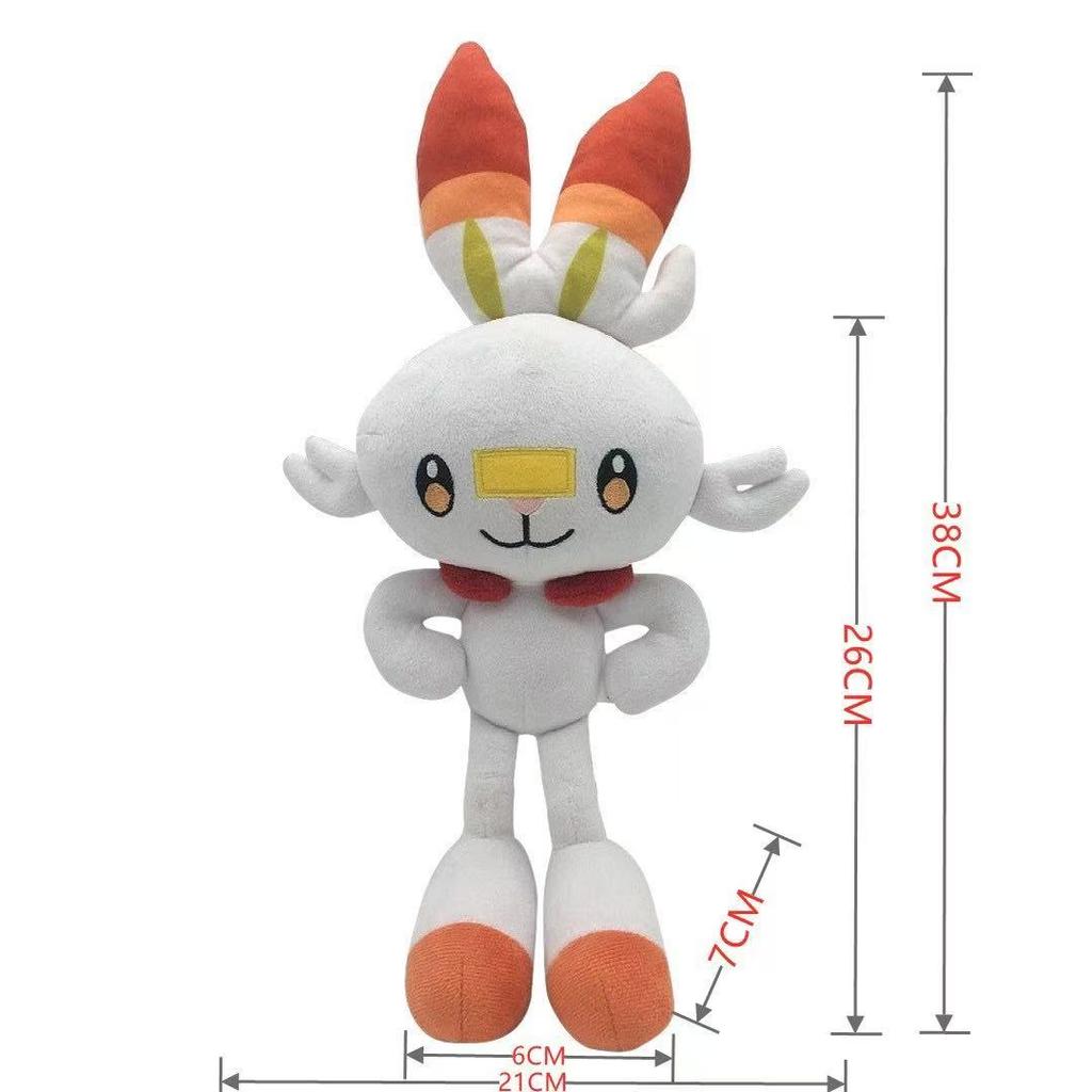 Pokemon Sprigatito Fuecoco Quaxly Kawaii Plush Toys Cute Anime Scorbunny Cinderace Stuffed Animals Peluche Dolls Festivals Gifts