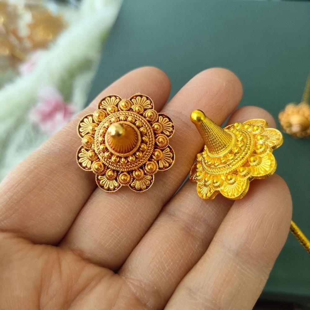 Vintage Thai-style Flower Hairpins Traditional Festivals Hair Bun Hair Stick Pins  Party Banquet