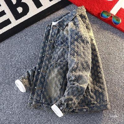 2025 New Men's Rascally Handsome Denim Jacket - Spring/Autumn American Style Couple's Wear