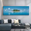 Landscape Blue Sea Wave Canvas Painting Animal Bird Seagull Posters and Prints Wall Pictures Living Room Home Decor No Frame No Frame