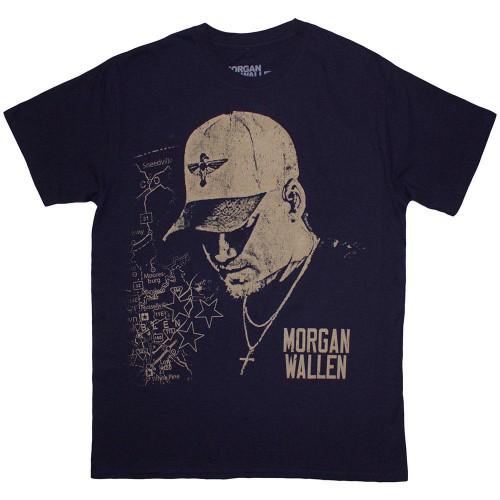 Morgan Wallen Unisex Adult Cap T-Shirt S blue
