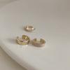 3Pcs Set Personality Zircon Clip Earrings for Women Punk Crystal Zircon Ear Cuff Fake Piercings Earring Jewelry Girl Gifts