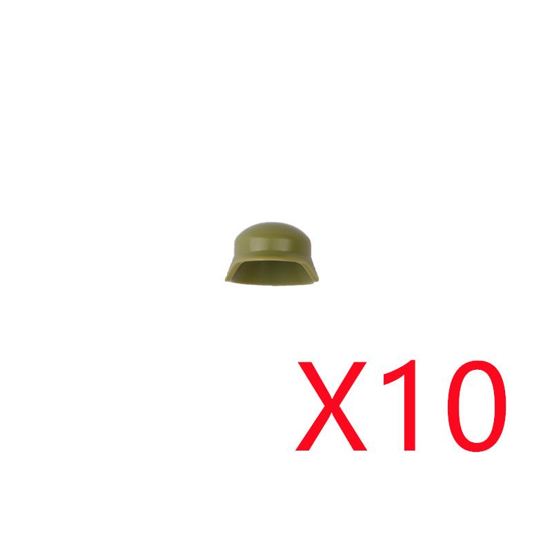 Military Building Accessories Mini Brick Camouflage   Hat Tactical Helmet Peaked Cap Backpack Radio Toy Gift DIY K040