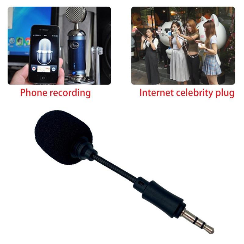 Portable Video Microphone Mic 3.5mm Plug Active Noise Reduction Outdoor for Pocket and Osmo Series for Sound Card