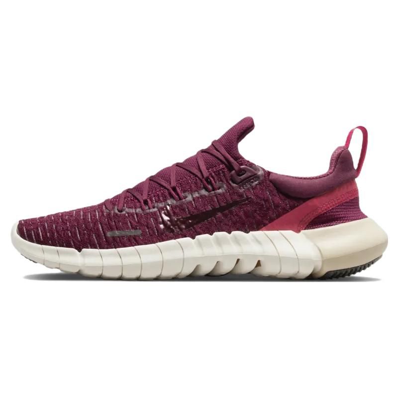 Nike Free Run 5.0 Dark Beetroot Women Sneakers Red Pomegranate Metallic-Mahogany CZ1891-600 39