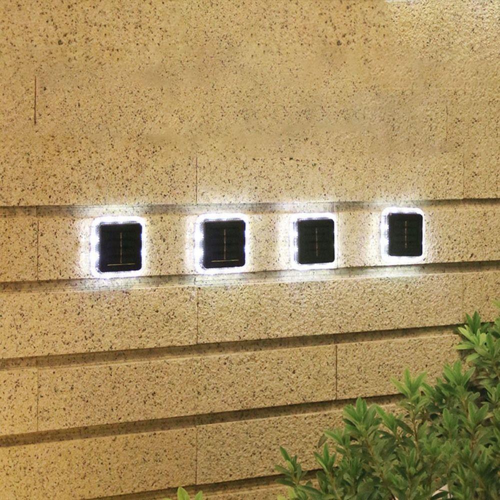 Waterproof Solar Ground Lights Sensor LED Floor Lights Energy Saving Solar Buried Light  Lawn