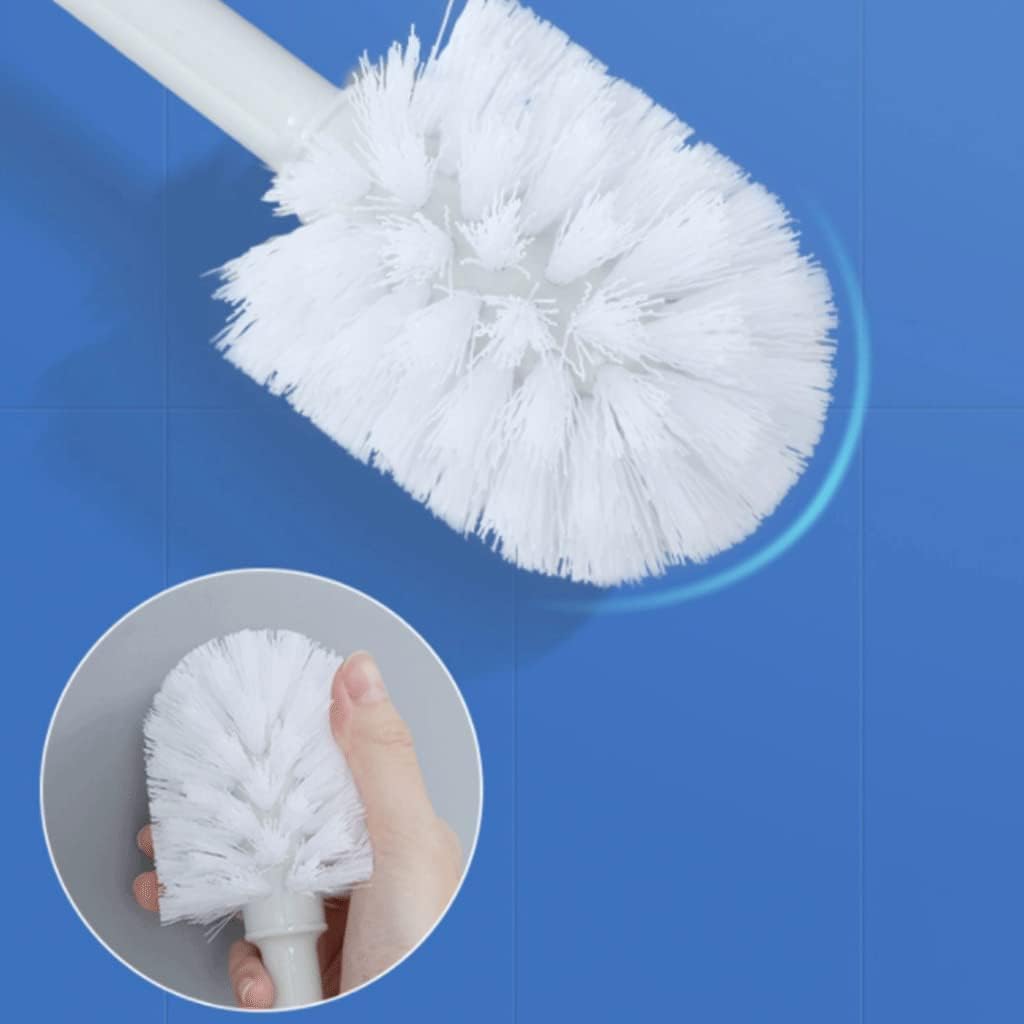 Floor Mounted Toilet Brushes Practical Toilet Brush Easy To Hide Toilet Bowl Brush Hangable Toilet Scrubber for Bathroom