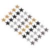 40Pcs Iron On Patches Rhinestones Star Pattern Delicate Decorative Cloth Patches 4 X 4cm