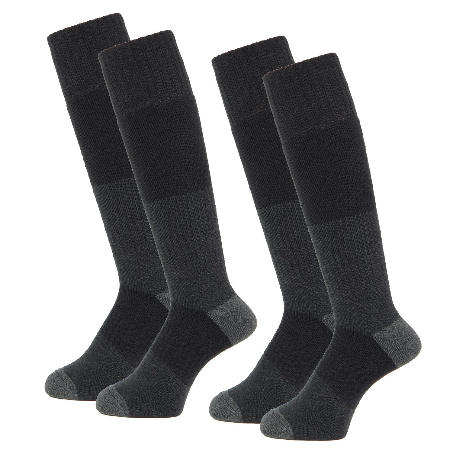 

VAXPOT for and Kids Pile Sizes Snowboard/Ski Socks, 2-Pair Set, Thick, Women, Men, [Antibacterial, Odor-Resistant, Warm, Knit, Supportive] VA-1754