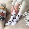 [Set of 10] Women's Polka Dot Banded Mid-Calf Socks