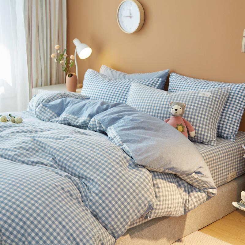 Minimalist Antibacterial Duvet and Sheet Set - Dorm Three-Piece