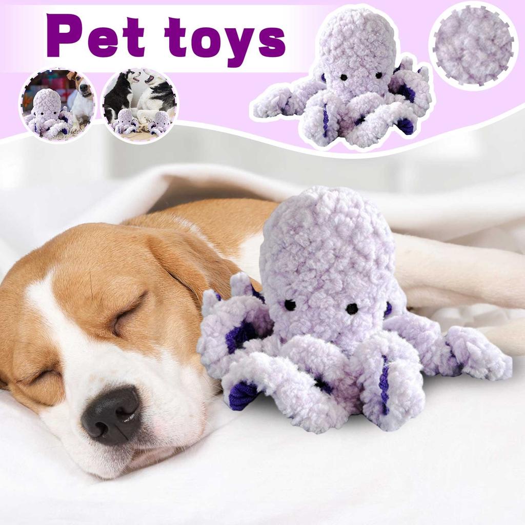 Indestructible Dog Toys, Interactive Dogs Toy Chew Toy, Indestructible Squeaky Dog Toys, Soft Plush Animal Playthings For Playing Trainin