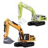 Excavator Classic Alloy+Plastic Diecast Toys Model Engineering Sound Light Pull Back Construction Collection Gifts For Children