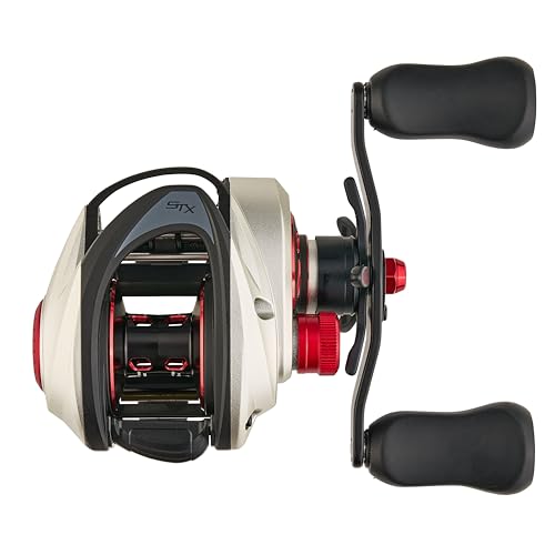 AbuGarcia REVO5 STX-SHS Right-Handed Reel for Bass and Saltwater Fishing, High Gear