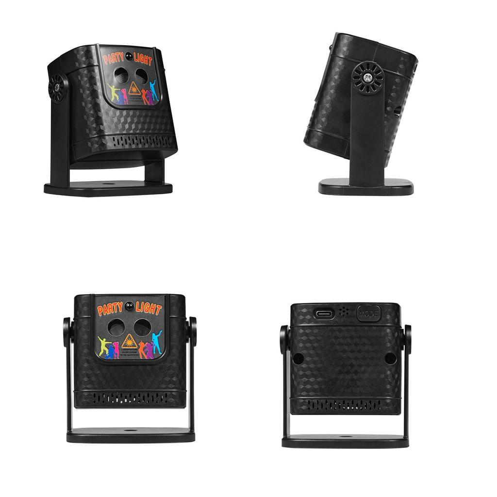 Usb Mini Party Lights Disco Light Laser Projector Lamp with Remote Laser Stroboscopic Lights