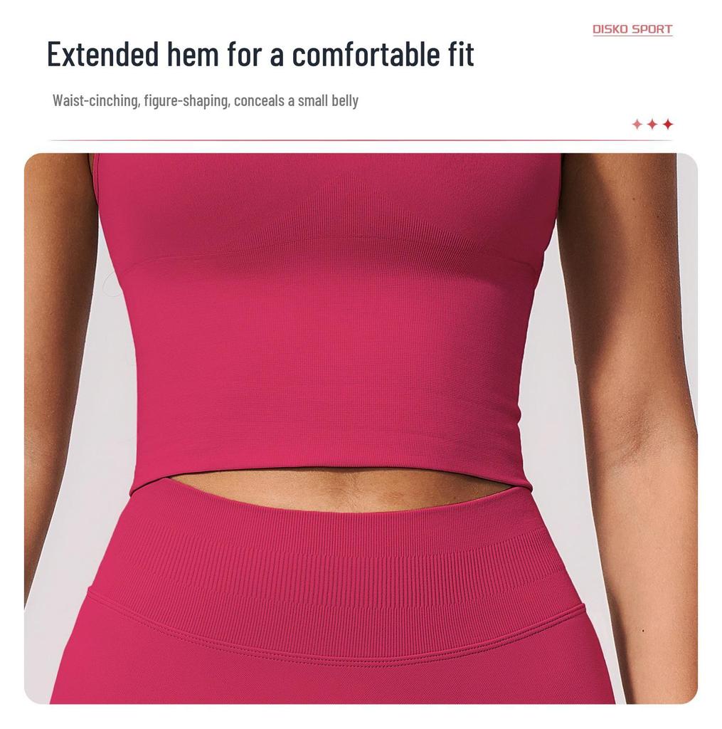 Seamless Quick-Drying High-Waist Yoga Set with Butt-Lifting Pants for Women