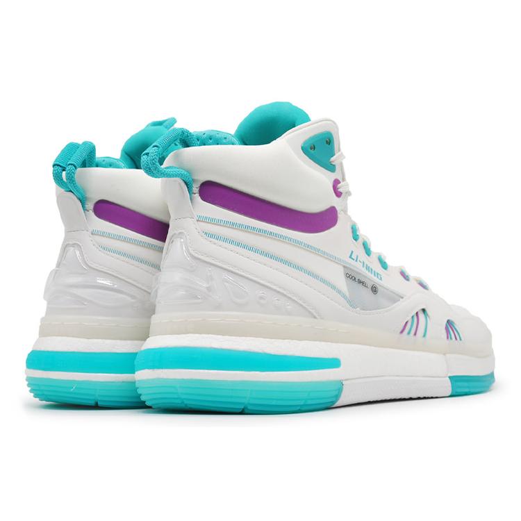 Li Ning 937 Textile, Synthetic Leather Cushioning Slip Resistant Abrasion Resistant Coverage Support Rebound High Top ABAR009-1