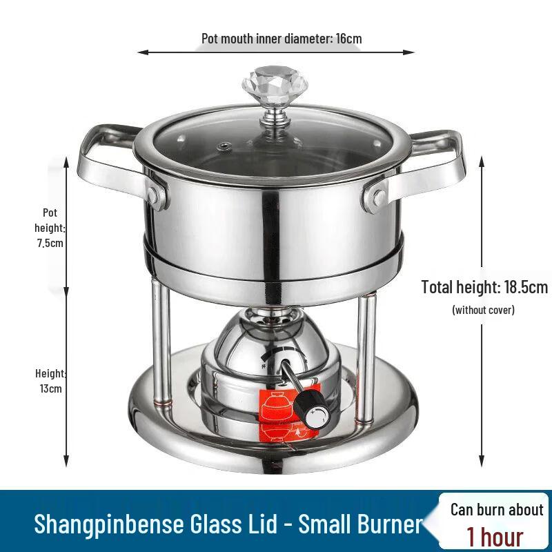 

Personal 304 Stainless Steel Gas Hot Pot