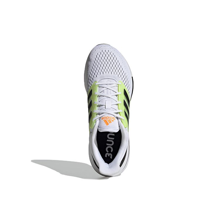 Adidas EQ21 Run White Black Volt Men Sneakers Cloud-White Core-Black Grey-Two GZ6868