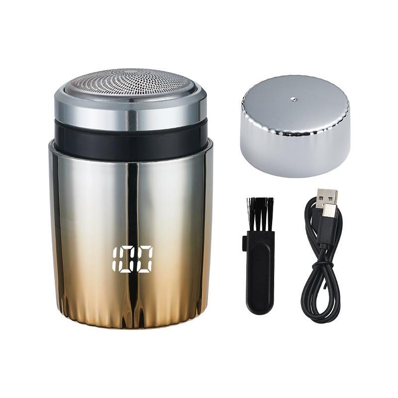 Usb Electric Shaver Rechargeable Waterproof Beard Trimmer Led Display Screen