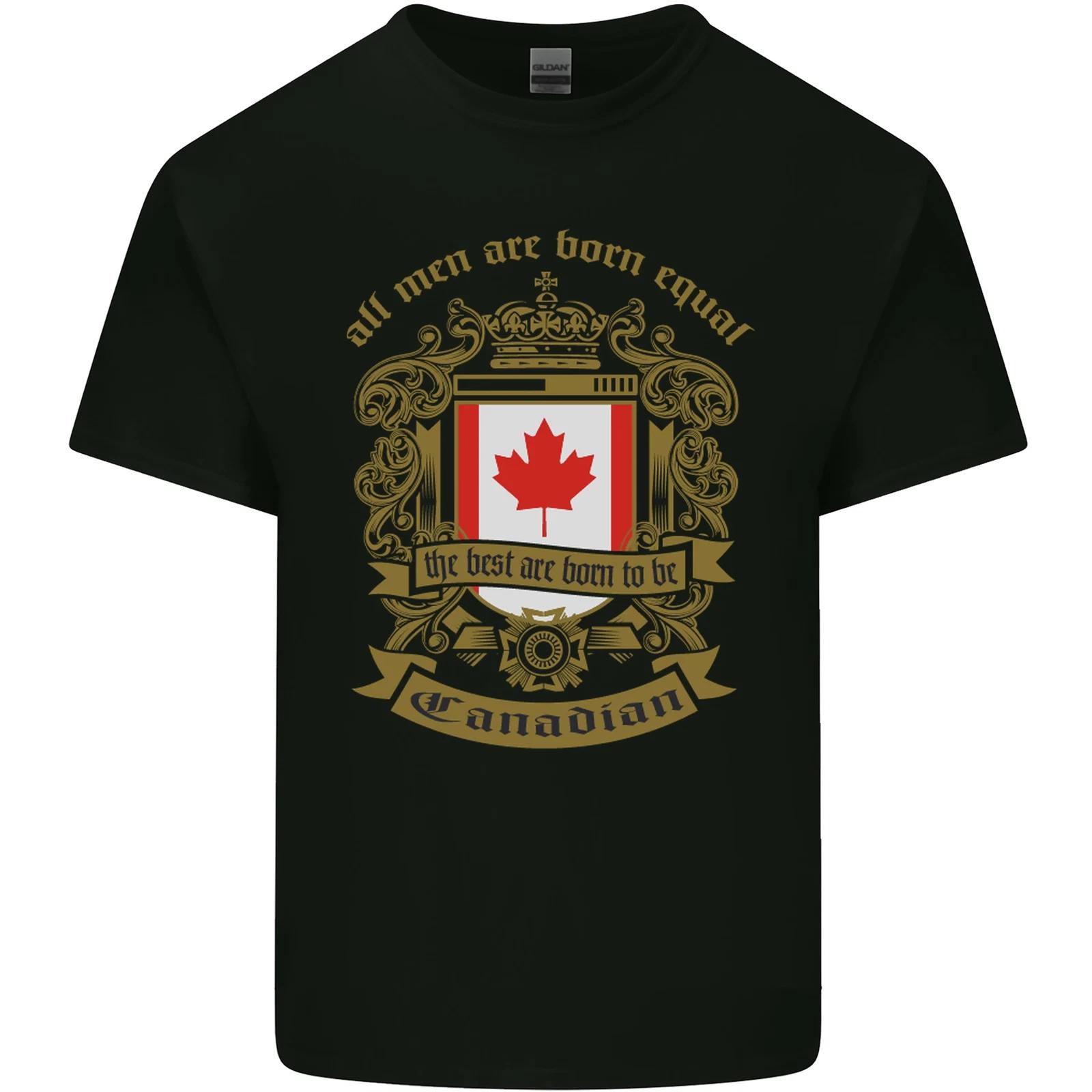 All Men Are Born Equal Canadian Canada Kids T-Shirt Childrens XL