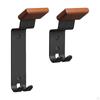 Heavy Duty, Easy To Install Wall Mounted Helmet Rack with , for Coats, Football And Baseball Gear.