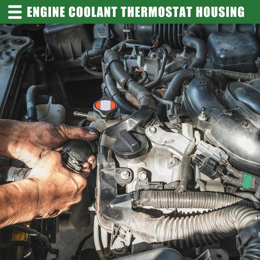 ACROPIX Car Coolant Control Heater Valve for Peugeot J5 1990-1994, Plastic, Black, Product Number 7661843