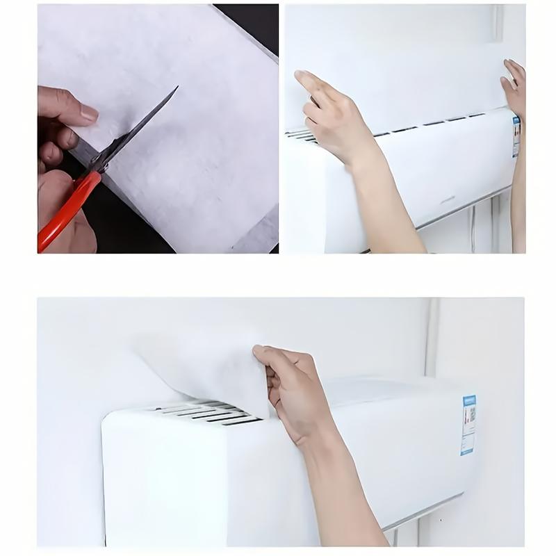 Ultra Slim Air Conditioner Filter - Anti Virus And Dust Barrier, Reusable Mesh For Ac Outlets