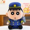 Cute Crayon Shinchan Plush Doll With Pilot And Firefighter Design For Gift Kids