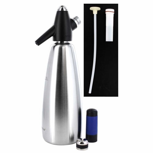 Mosa Soda Siphon, 1.0L, Silver, SSF3-05
